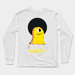 Cute Animal Cartoon Drawing Long Sleeve T-Shirt